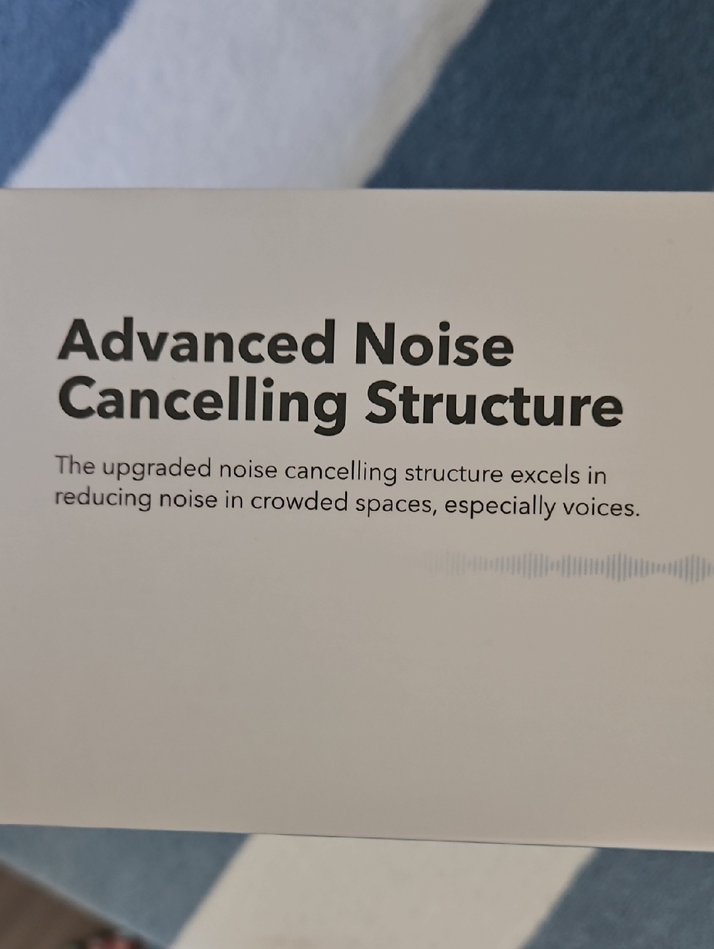 Soundcore By Anker - Noise Cancelling Headphones - Space One - Blue - NIB - Picture 2 of 8